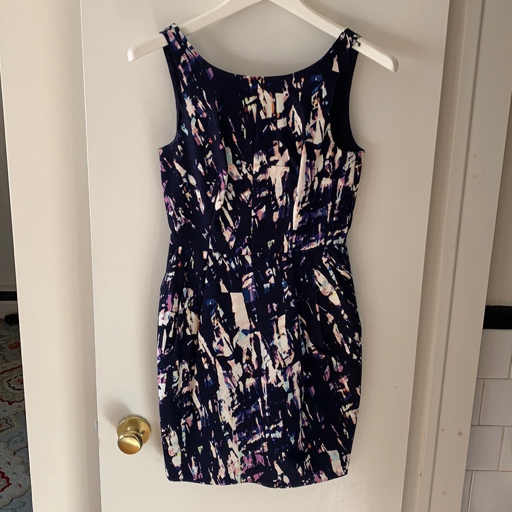 Club Monaco Purple Print Dress